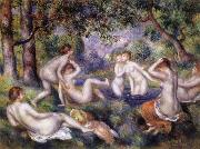 Pierre Renoir Bathers in the Forest oil painting